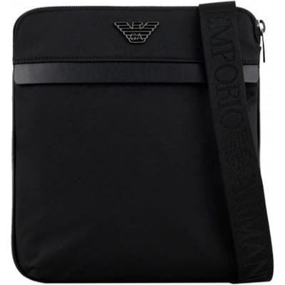 Emporio Armani Leren Schoudertas Nieuw