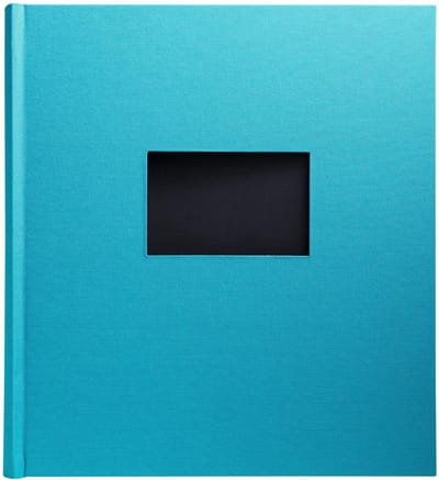 Exacompta Fotoalbum boekgebonden 60 zwarte pagina's Pop'N Co - Cyaan - 16088E