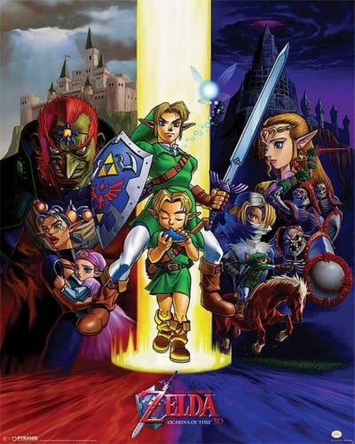 Pyramid International The Legend of Zelda Poster Pack Ocarina of Time 40 x 50 cm (4) Poster & Wallscrolls
