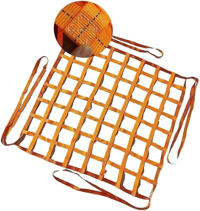 Vracht hijsnet - Hangend net - Goederen tillen - Versterkte hoeken - 1 x 1 meter - Niet gespecificeerd