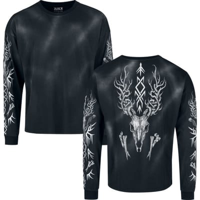 Black Premium by EMP Shirt met lange mouwen - Woodland Spirit - S tot XXL - voor Mannen - zwart