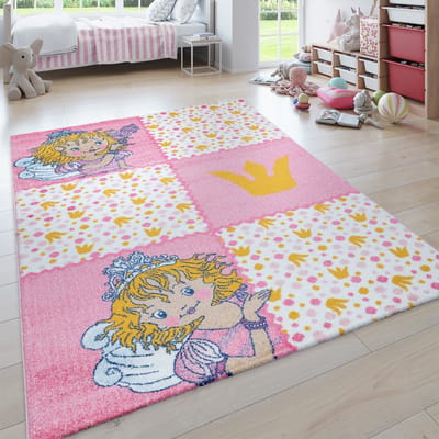 Kindertapijt Prinzessin lillifee roze 80x150 cm