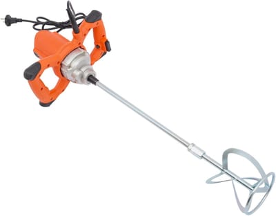 Elektrische Mixer - Beton Mixer - Materiaal Mengen - Verstelbare Snelheid - 2100W - Zwart