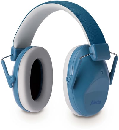 Alecto Gehoorbescherming voor kinderen - Beschermt tegen harde geluiden, muziek en overprikkeling - BV73BU - Blauw - Perfect voor het festival seizoen