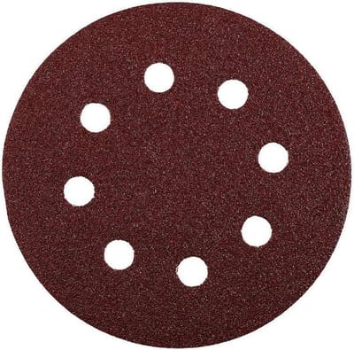 KWB schuurschijf Ø 125 mm - Korrel 80 - Klittenbandhechting - 491908 - 5 stuks