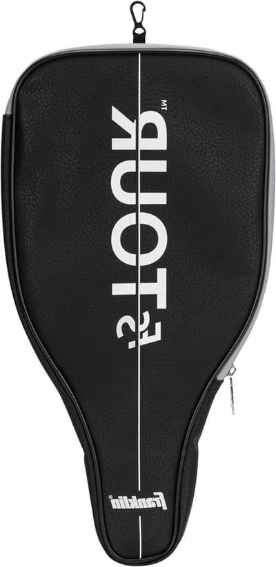 Franklin Sports FS Tour Pickleball Paddle Cover - Beschermende Pickleball Paddle Cover met Hek Haak - Past op bijna alle Pickleball Paddles - Beschermende Pickleball Apparatuur + Accessoires, Zwart,