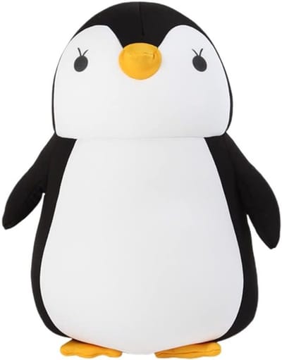 Zachte en Comfortabele 2-in-1 Neksteun Kussen in Schattige Pinguïn Vorm voor Reizen, Kamperen en Auto