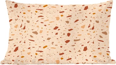 Sierkussens - Kussentjes Woonkamer - 60x40 cm - Terrazzo - Patroon - Kleurrijk - Steen