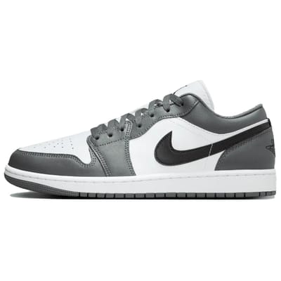 Air Jordan 1 Low Iron Grey Black Heren Sneakers Wit 553558-152 43