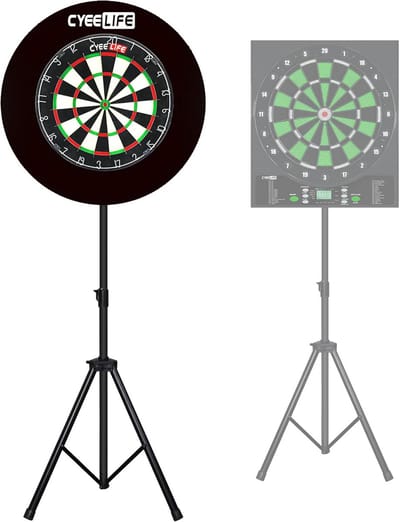 Professionele dartbord standaard voor klassieke en elektronische dartboards