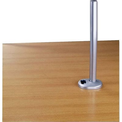 LINDY Desk Clamp Pole Tafelbeugel voor monitor Aantal monteerbare displays: 1 Display(s) Zilver Vast