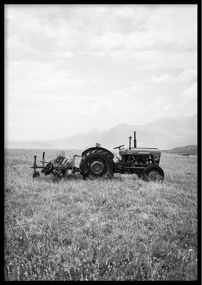 Oude Trekker Poster - 30x40cm – Landelijke Posters