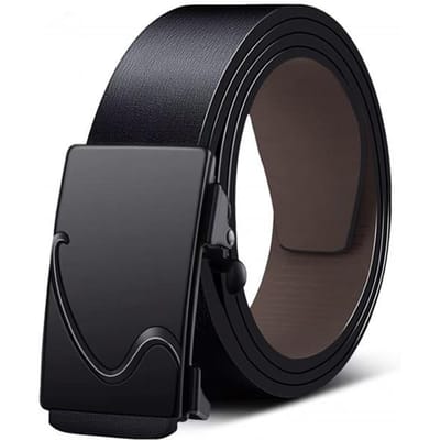 Herenriem Draagt Automatische Gesp Echt Leer Koeienhuid Zakelijk Casual Echt Lederen Riem Middelbare Leeftijd en Jong Trendy Riem Herenstijl 130cm gray