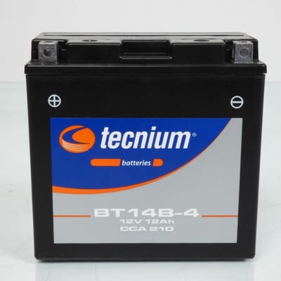 SLA Tecnium-accu voor auto's YT14B-4 / 12 V 12 Ah, nieuw