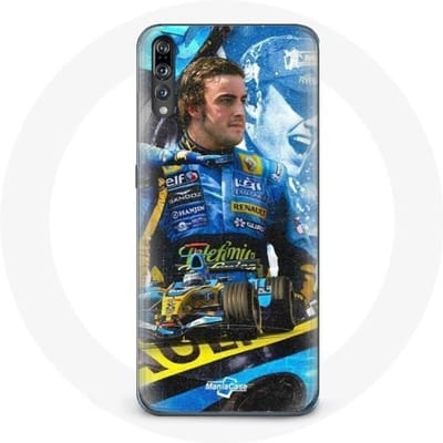 Coque pour Huawei p20 Formule 1 Fernando Alonso champion du monde de F1