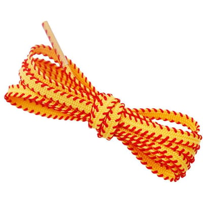 1 Paar Modieuze Tweekleurige Platte Schoenveters 6 mm Breed Sneakers Casual Schoenveters Tennis Touw Schoenveters 100/120/140/160CM Schoenaccessoires 100cm red