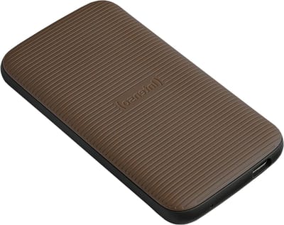 Externe SSD - Portable Drive - Snelle Data Transfer - Rubberen Oppervlak - 1 TB - Bruin