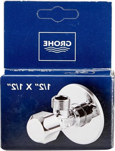 Hoekstopkraan - Wandkraan Stopkraan - Wateraansluiting Maken - Voorgeboorde Afdichting - 1/2" - Chroom