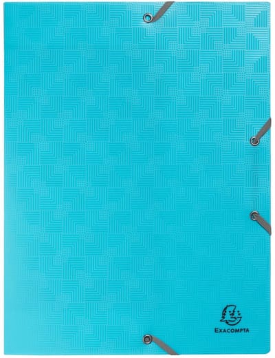 Exacompta 8x Klasseerdoos rug 40mm gerecycled polypropyleen Pop'N Co - Geassorteerd - 59990E