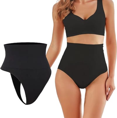 Premium buikcontrole shapewear voor dames - T-string taille en heuplift - Ideaal voor feesten, dansen en dagelijks gebruik