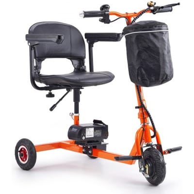 VEVOR Krachtige 3-wielige elektrische scootmobiel voor volwassenen en senioren – Opvouwbare elektrische scootmobiel met een actieradius van 19 km, all-terrain reisrolstoel met 48V lithium-ionbatterijen, 150 kg