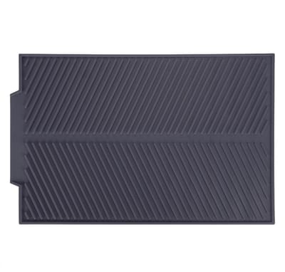 Dailygoods- Afdruiprekmat Siliconen - Hittebestendig - Antislip - Rechthoek - 39 X 25 cm - Eenvoudig te reinigen - Afwasmat