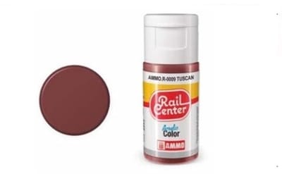 AMMO by Mig Jimenez Hobbyverf Acrylverf - MIG R0009 Rail Center - Tuscan - Acryl - 15ml Verf potje - 15 ml