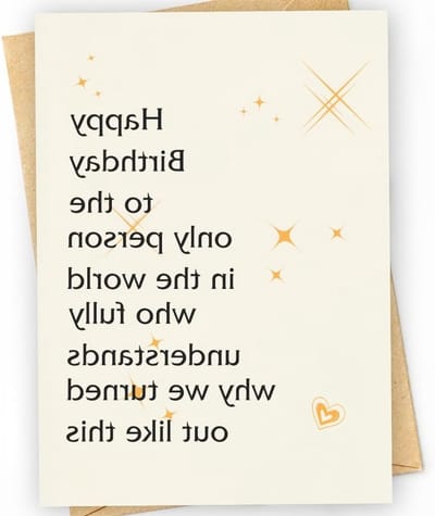 Verjaardagskaart voor je beste vriend of vriendin, vrolijk en grappig, perfect cadeau voor elke gelegenheid
