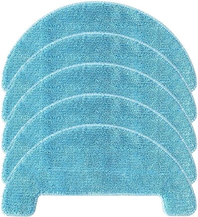 Dweildoeken Robotstofzuiger - Microvezelpads Vloerreiniger - Vloeren Schoonmaken - Sterke Wateropname - 5 stuks - Blauw