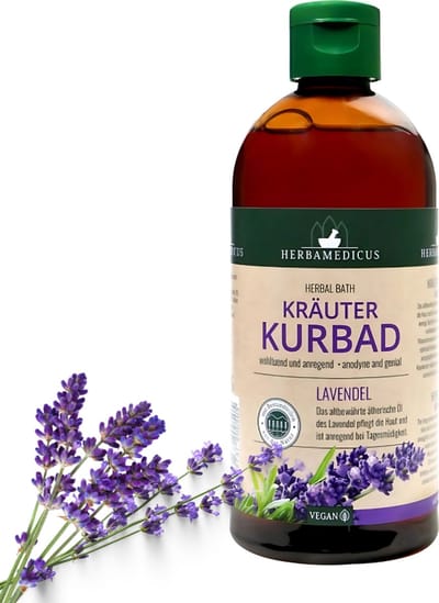 De Snuffelaar® Herbal - Lavendel kruidenbad - Bad lotion Lavendel - natuurlijke kruidenextracten – Lavendel badschuim 500ml