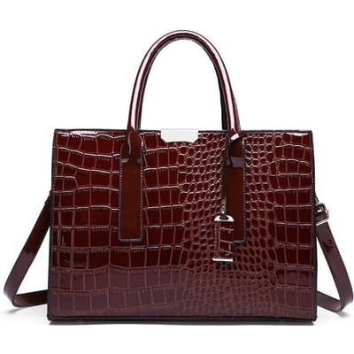 Nieuwe Tas voor Dames Nieuwe Europese en Amerikaanse Mode Krokodillenpatroon Grote Capaciteit Schoudertas High-end Crossbodytas black