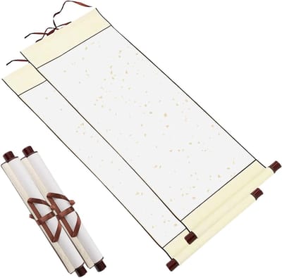 Chinese Scroll Calligraphy Set van 2 Stuks, 80 x 30 cm, Rijstpapier en Xuan Papier voor Traditionele Chinese Schilderkunst