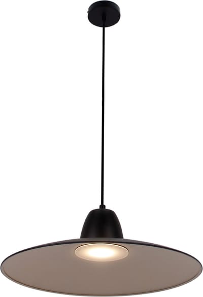 Chericoni Mantua Hanglamp - Zwart & Cream - 1 lichts - Ø48 cm - GU10