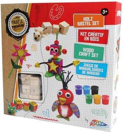 Grafix Knutsel set hout