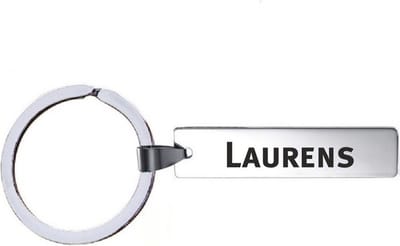 Sleutelhanger Met Naam - Laurens - RVS