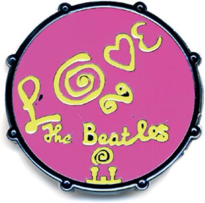 The Beatles - Drum Love Pin - Paars/Multicolours