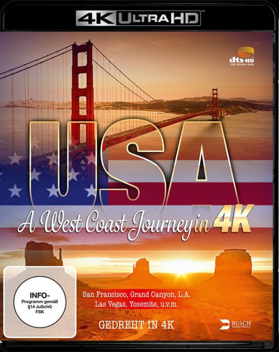 USA - A West Coast Journey (4K UHD)/Blu-ray