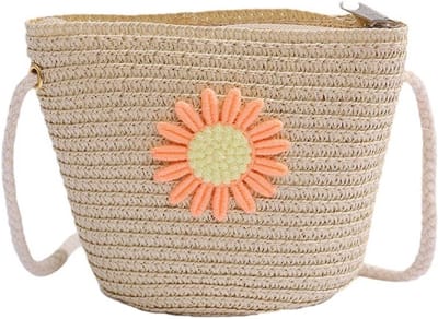 Solidchoice - Daisy Schoudertas voor Meisjes met Bloemenprint