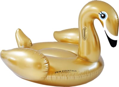 Swim Essentials Groot Luchtbed Zwaan Goud 160 cm