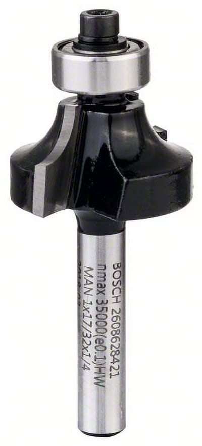 Bosch Accessories 2608628421 Afrondfrees Wolfraamcarbide Lengte 54 mm Afmeting, Ø 25.4 mm Werklengte 13.2 mm Schachtdiameter 6.35 mm