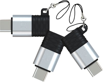 3x Micro USB naar USB C Converter - Opzetstuk - Gebruik oude Micro USB Oplaadkabels voor je nieuwe Smartphone, GSM, Telefoon, Tablet