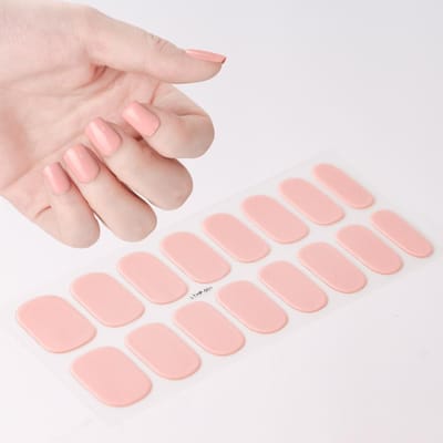 Semi-uitgeharde gelnagelstrips Nagelversterkende gelschuif Langdurige waterdichte UV-gelnagelstickers