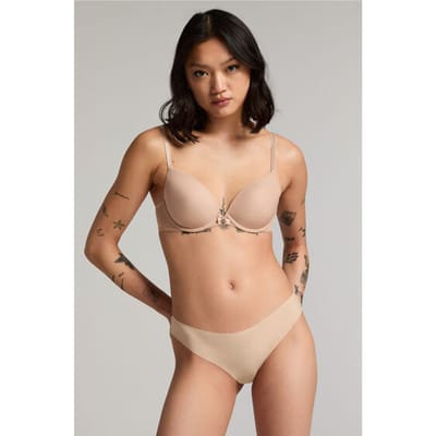 Hunkemöller Dames Lingerie Invisible brazilian Micro - Beige - maat XS