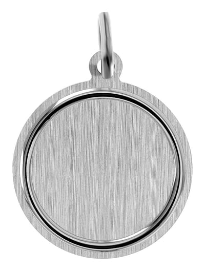 AKZENT Akzent unisex hanger "Ailos" uit 925 Sterlingzilver, gerhodineerd, duurzaam