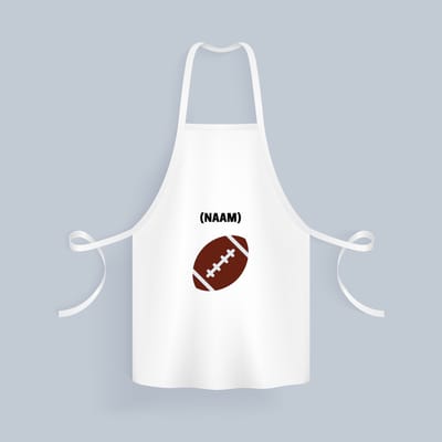 Akyol - american football met eigen naam Keukenschort - Sport - sporter - american footbaal - 82 bij 71 cm
