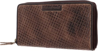 bruno banani Portemonnee Wichita Zip Around Wallet Brown Bruine