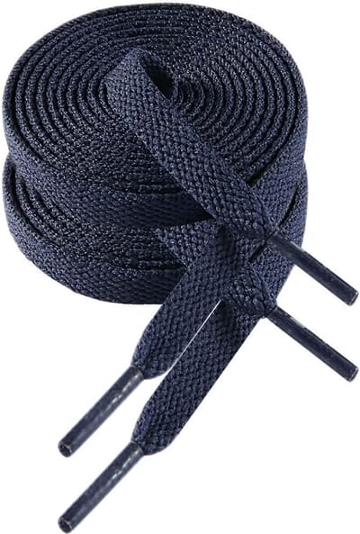 Dailygoods- Schoenveters Hoogwaardige 8mm Breedte - Platte Veters - Sneakers - Elastische Veters - Veters 120 cm - Geschikt voor Schoenen - Sneakerveters