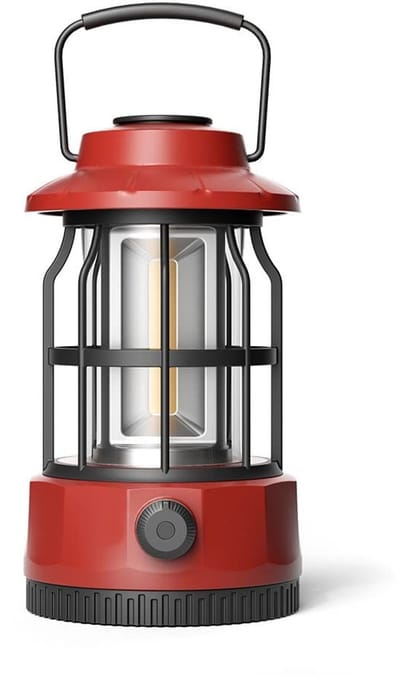 Dailygoody - Campinglamp - LED-lantaarn - Sfeerverlichting - Rood