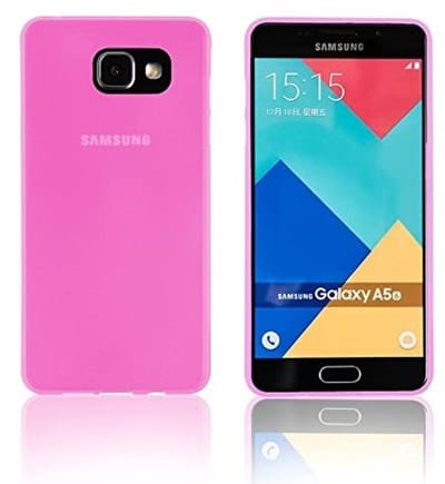 Ultradunne zachte hoes roze voor Samsung Galaxy A5 2016