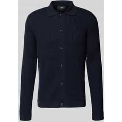 Gebreid jack met structuurmotief, model 'Yuris'